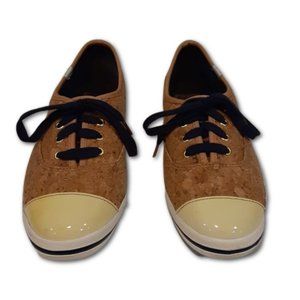 KATE SPADE KEDS Cork Cream & Blue Rare